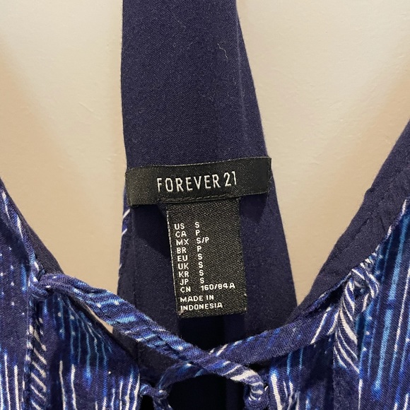 Blue Forever 21 Dress - Picture 4 of 5